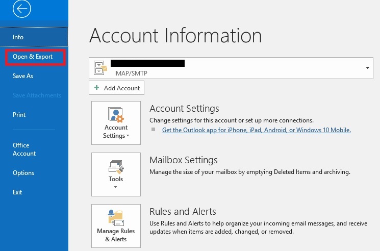 export from opera mail to outlook